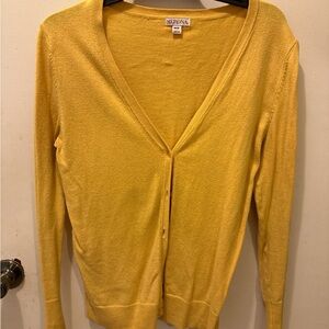 Merona Women's Mustard Cardigan Sweater